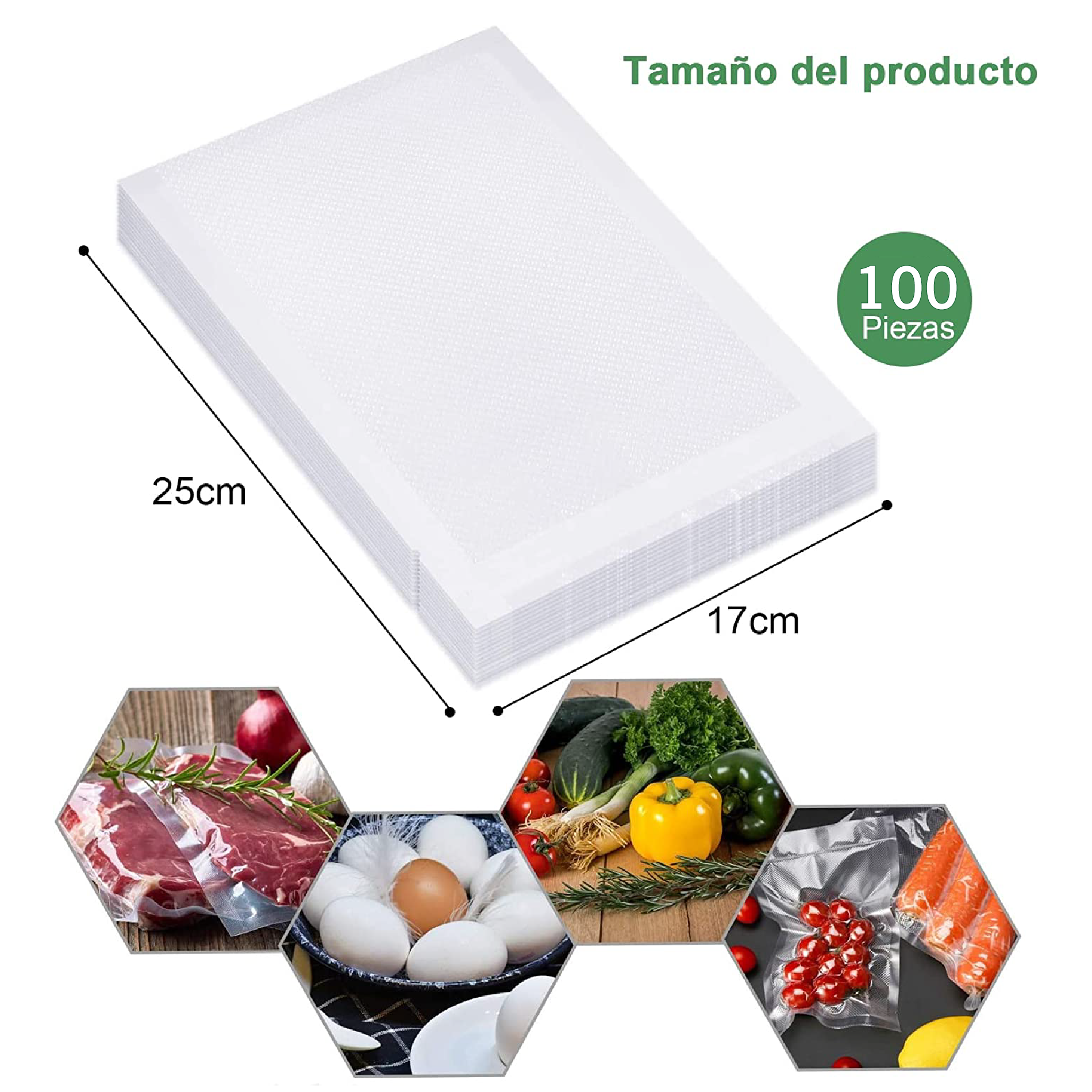 Bolsas Sellado Al Vacío x100 Empaque